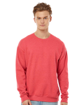 Unisex Fleece Crew - Heather Red