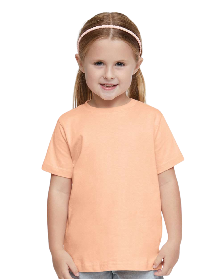 Toddler Fine Jersey T-Shirt - Peachy