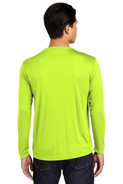 Unisex Long Sleeve PosiCharge Competitor Tee - Neon Yellow