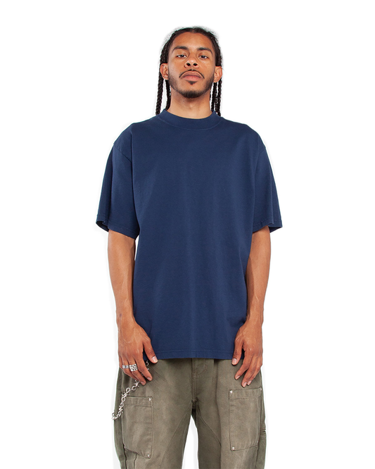 Garment-Dyed Crewneck T-Shirt - Midnight