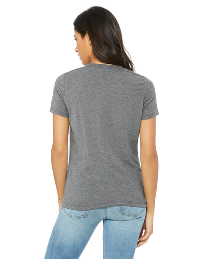 Women's Triblend Relaxed Jersey Short-Sleeve T-Shirt - Gray Triblend