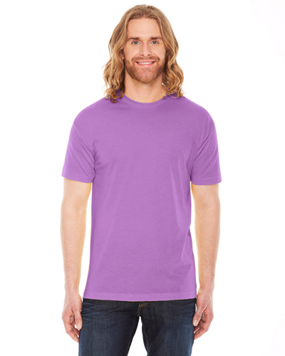 Unisex Poly-Cotton Short-Sleeve Crewneck - Orchid