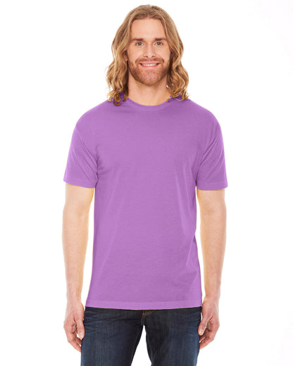 Unisex Poly-Cotton Short-Sleeve Crewneck - Orchid