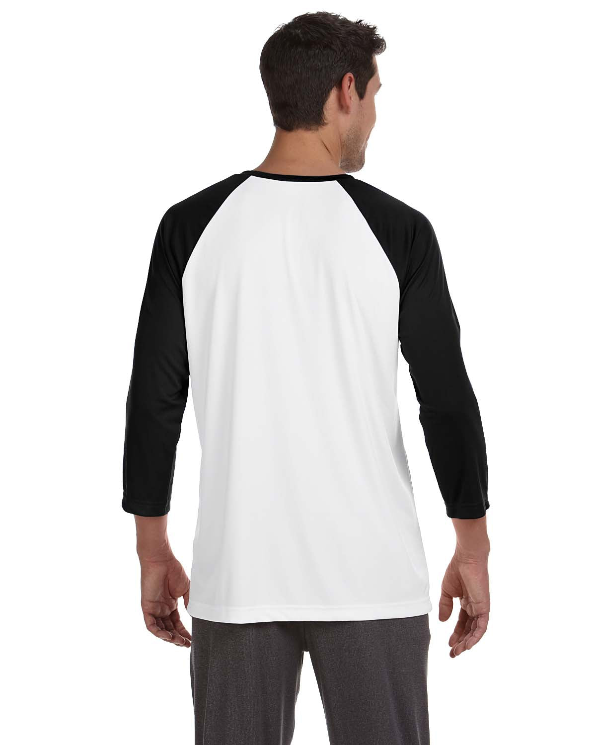 Unisex Baseball T-Shirt - White / Black