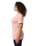 Women's Relaxed V-Neck T-Shirt - Desert Pink