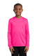 Sport-Tek YST350LS - Youth Long Sleeve PosiCharge Competitor Tee - Neon Pink