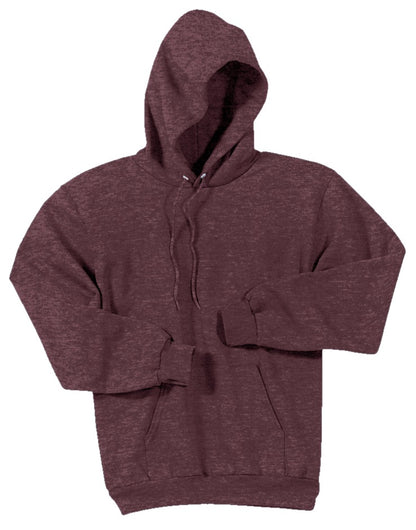 Unisex Core Fleece Pullover Hoodie - Heather Athletic Maroon