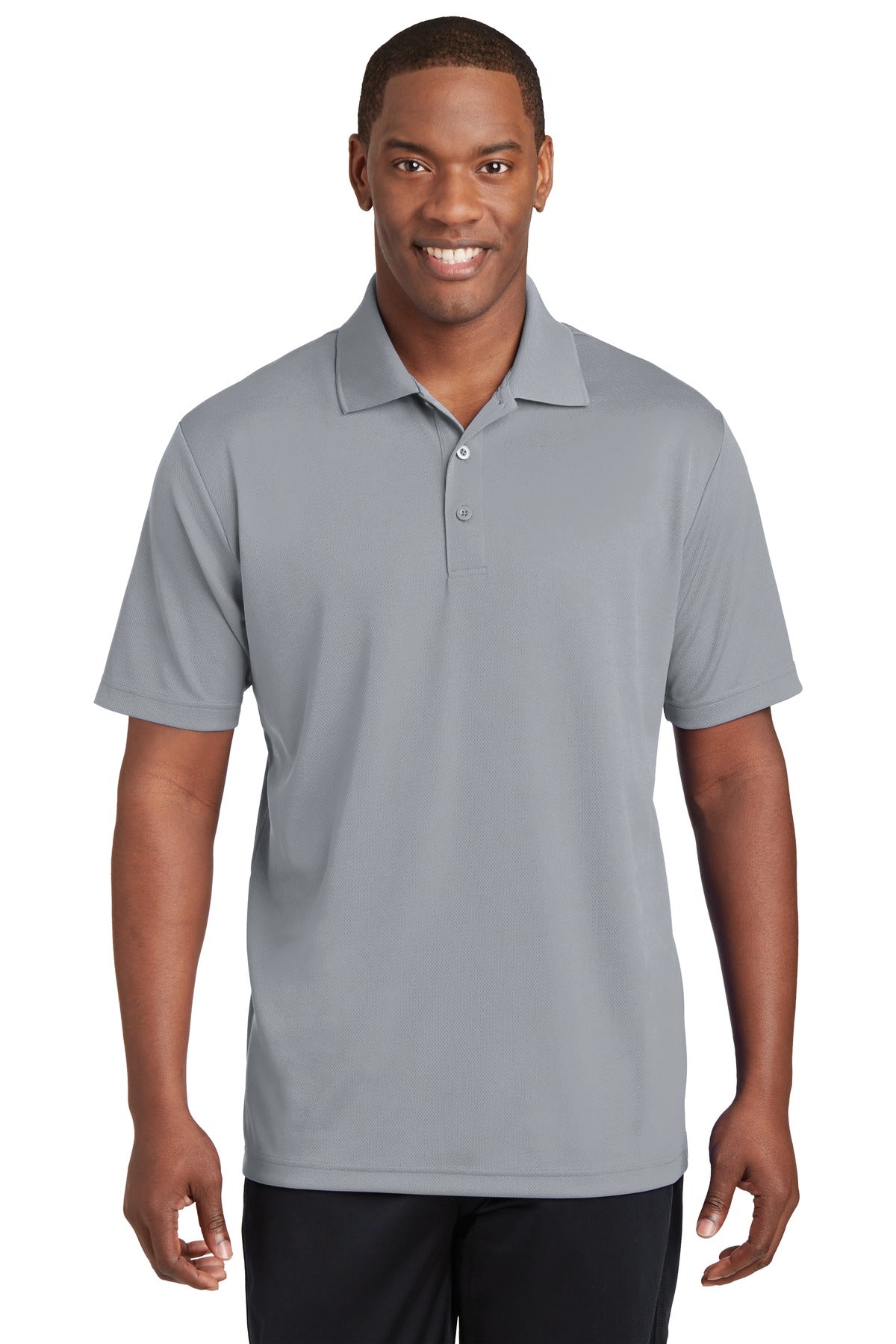 Men's PosiCharge RacerMesh Polo - Silver