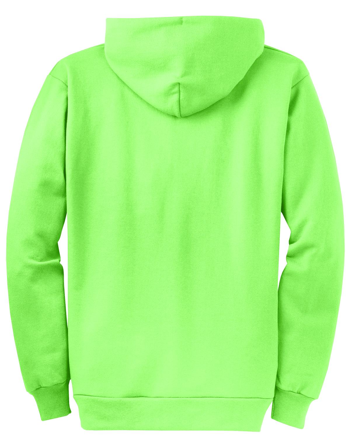 Unisex Core Fleece Full-Zip Hoodie - Neon Green