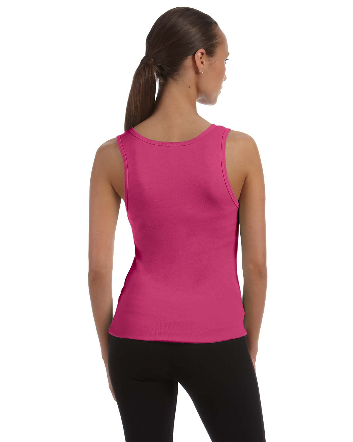 Women's Baby Rib Tank - Berry