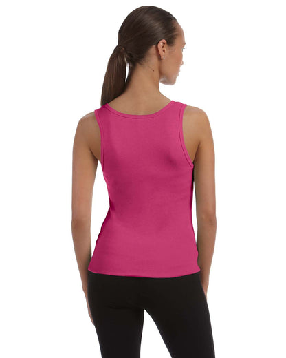 Women's Baby Rib Tank - Berry