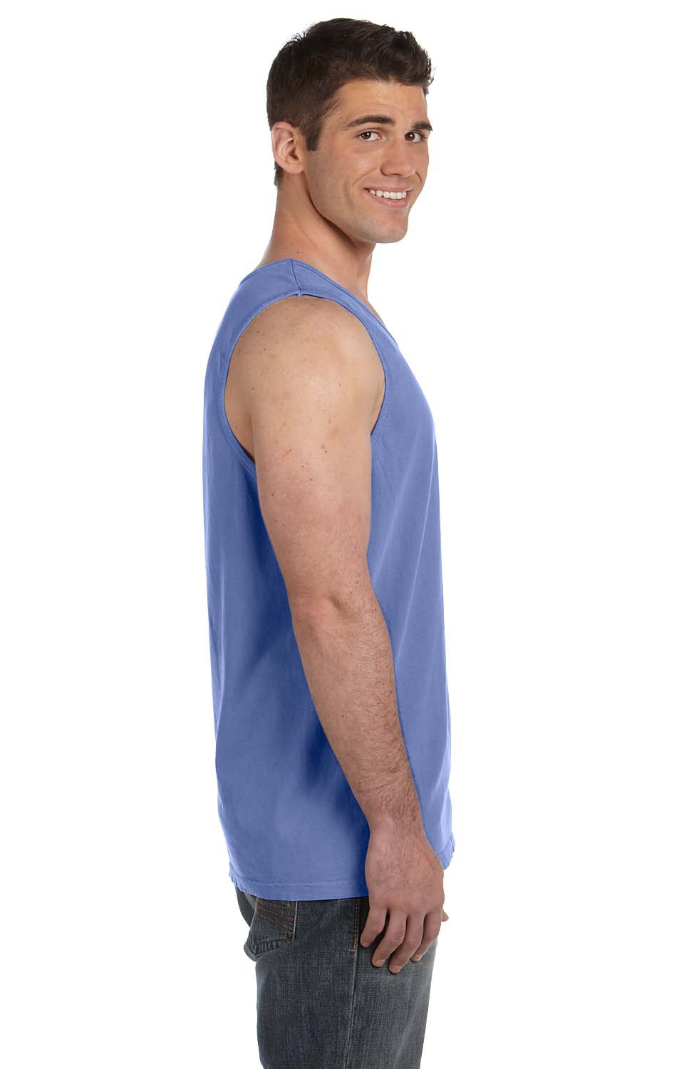 Unisex Heavyweight RS Tank - Flo Blue