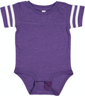 Infant Football Bodysuit - Vintage Purple / Blend White