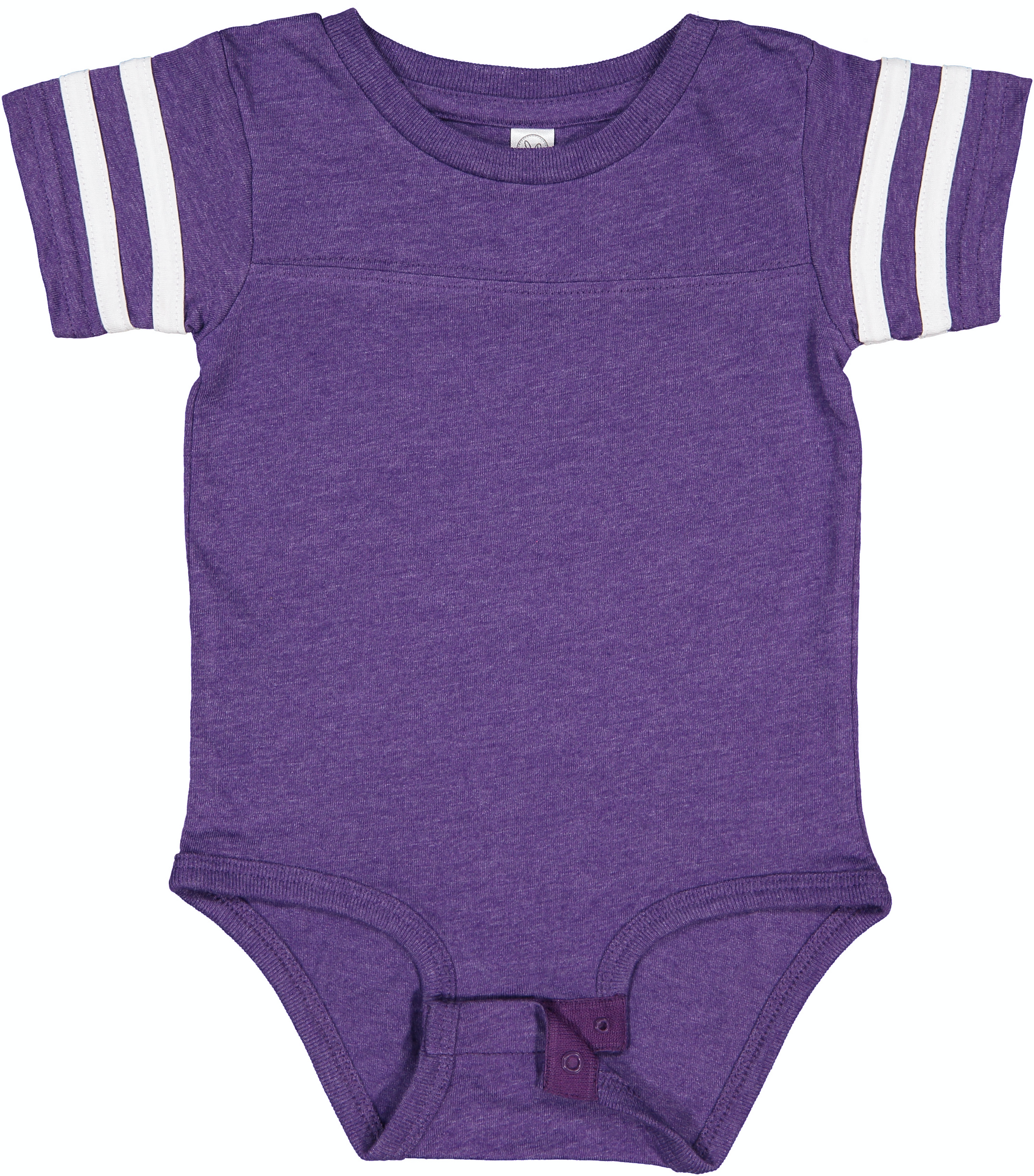 Infant Football Bodysuit - Vintage Purple / Blend White