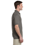 Unisex 50/50 Jersey Polo with Pocket - Graphite Heather