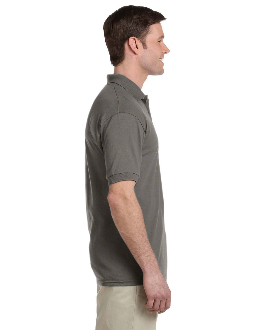 Unisex 50/50 Jersey Polo with Pocket - Graphite Heather
