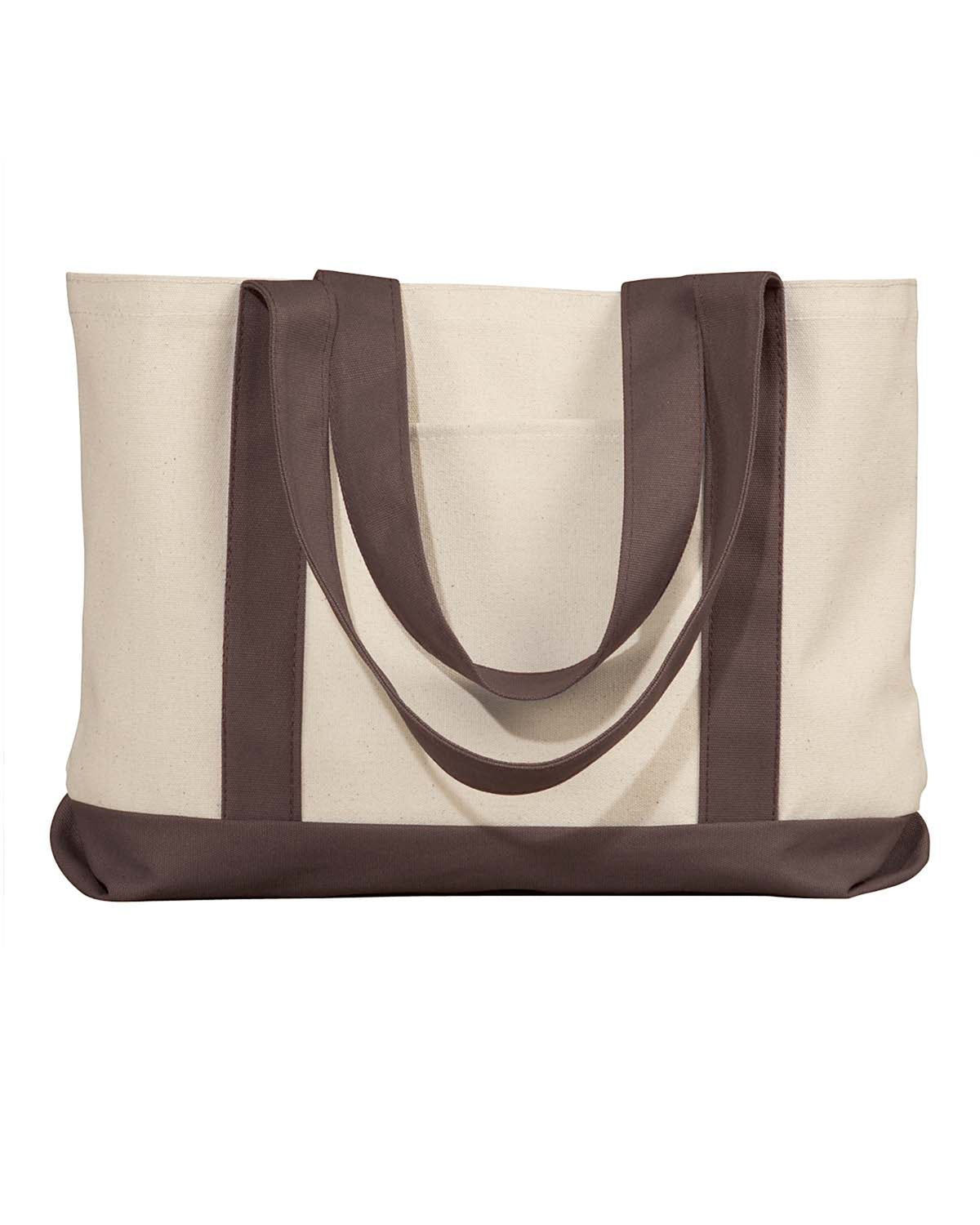 Leeward Canvas Tote - Natural / Brown