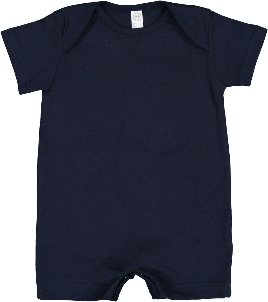 Infant Premium Jersey T-Shirt Romper - Navy