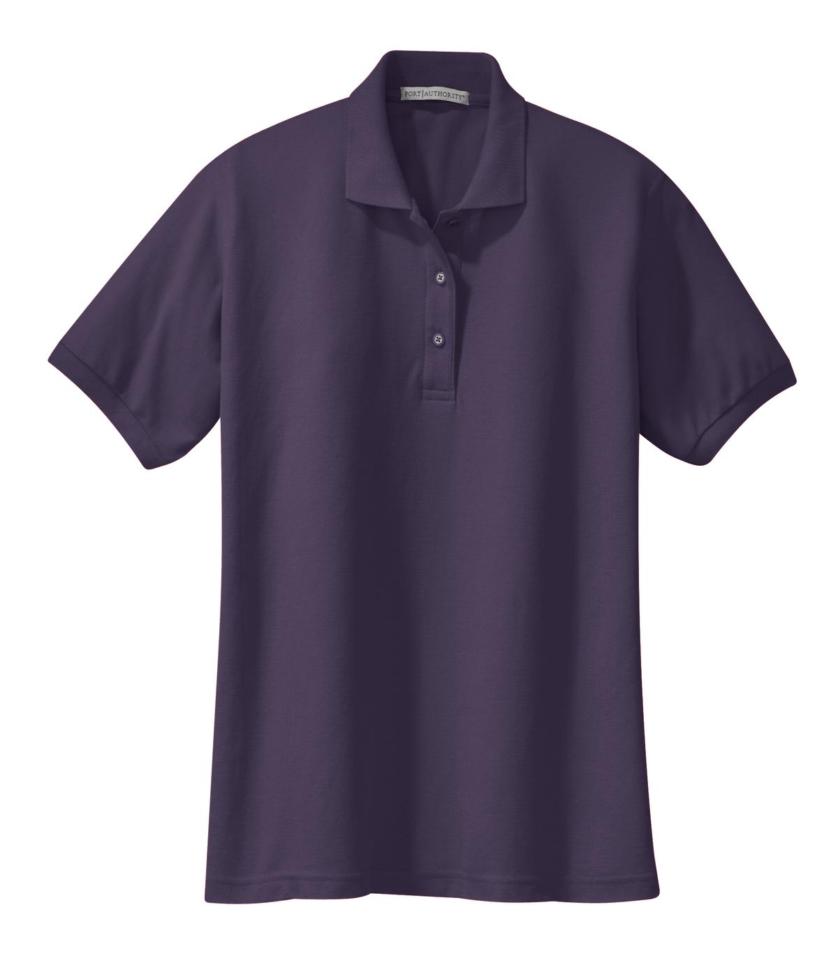Women's Silk Touch Polo - Eggplant
