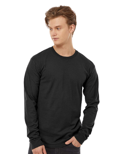 Unisex Heavyweight Long Sleeve Tee - Black