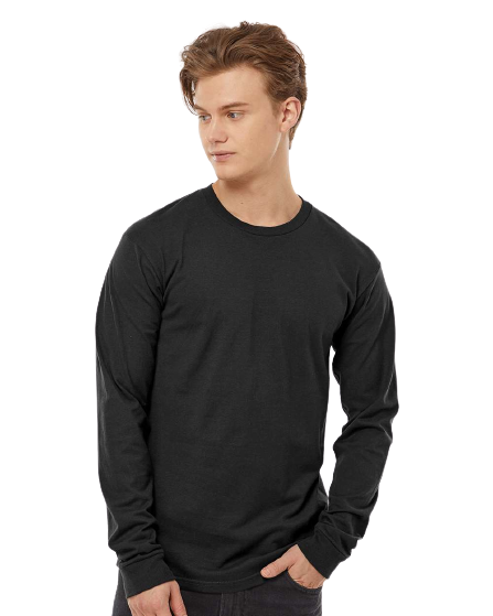 Unisex Heavyweight Long Sleeve Tee - Black