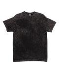 Unisex Multi-Color Spiral Short Sleeve T-Shirt - Black