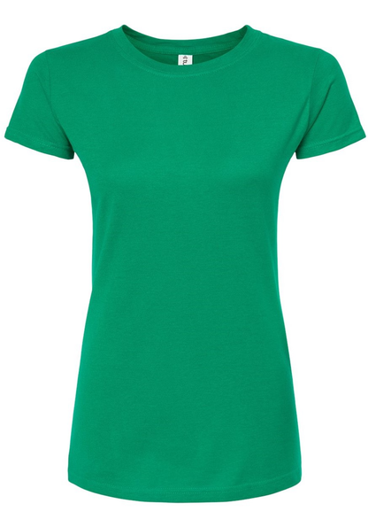 Women's Slim Fit Fine Jersey Tee - Kelly