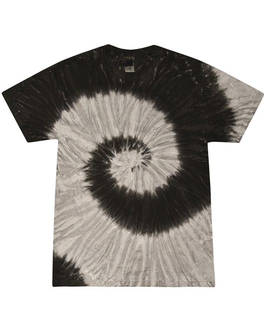 Youth 100% Cotton T-Shirt - Black Rainbow