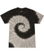 Tie-Dye CD100Y - Youth 100% Cotton T-Shirt - Black Rainbow