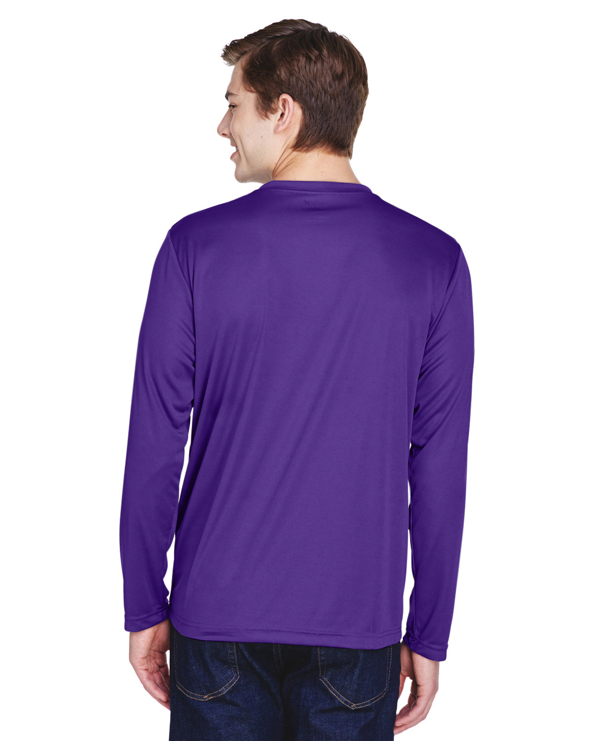 Men's Zone Performance Long-Sleeve T-Shirt - Sport Purple