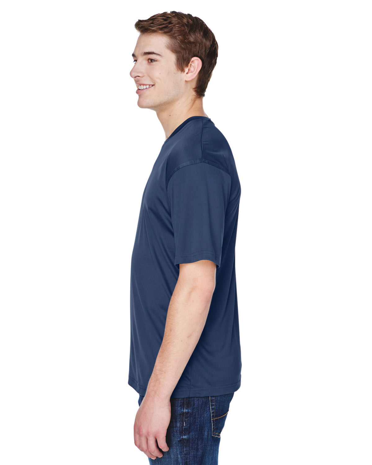 Men's Cool & Dry Basic Performance T-Shirt - Navy
