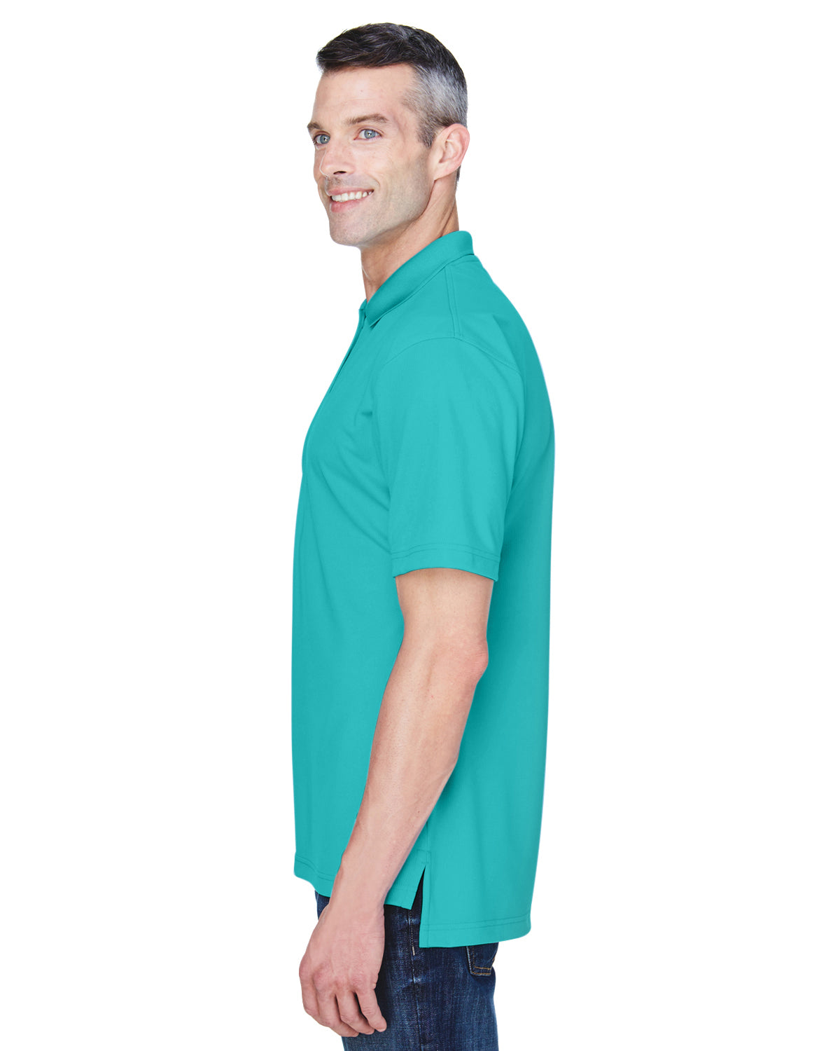 Men's Cool & Dry Stain-Release Performance Polo - Jade