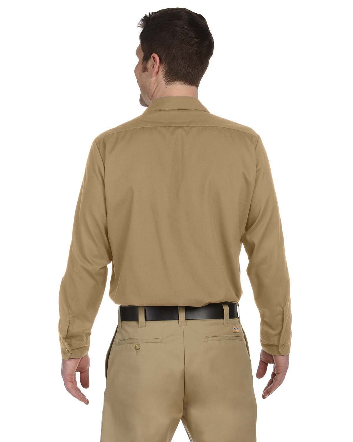 Men's Industrial Long-Sleeve Work Shirt - Desert Sand
