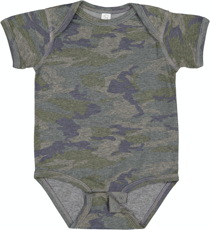 Infant Fine Jersey Bodysuit - Vintage Camo