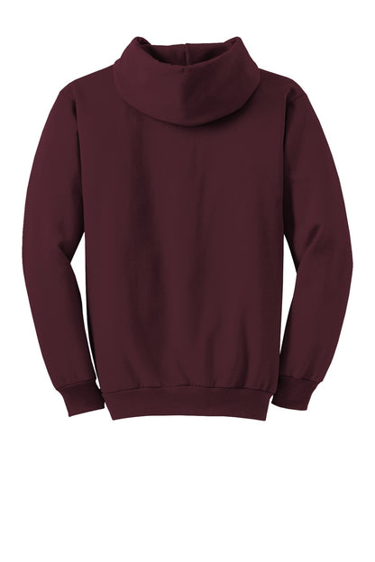 Unisex Tall Essential Fleece Pullover Hoodie - Maroon