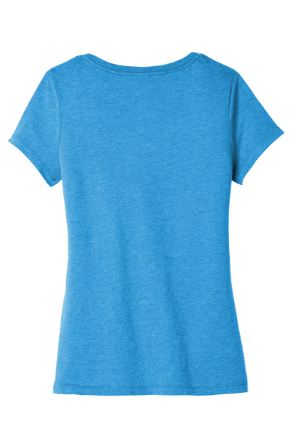 Women's Very Important Tee V-Neck - Heather Bright Turquoise