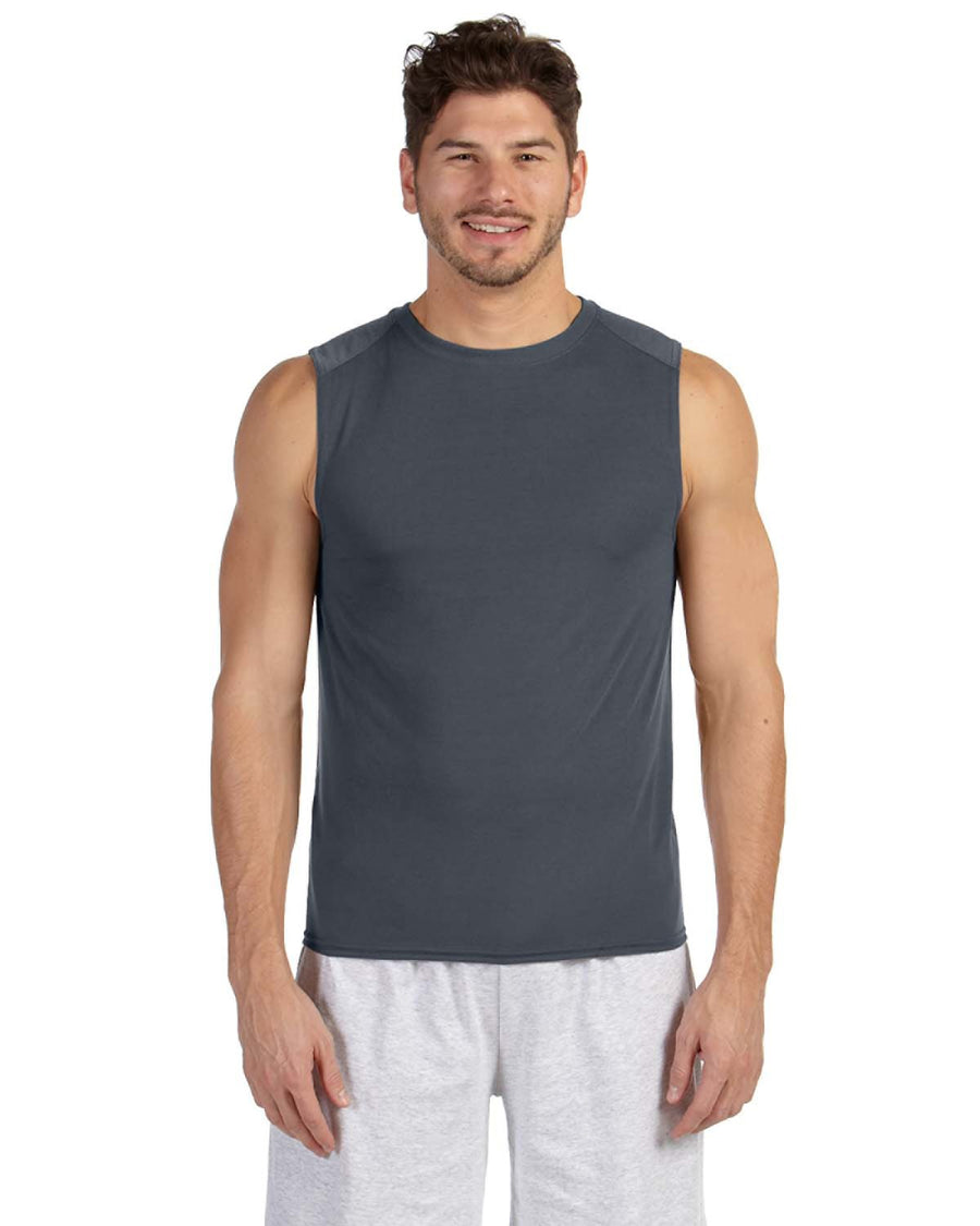 Unisex Performance®  Sleeveless T-Shirt - Charcoal