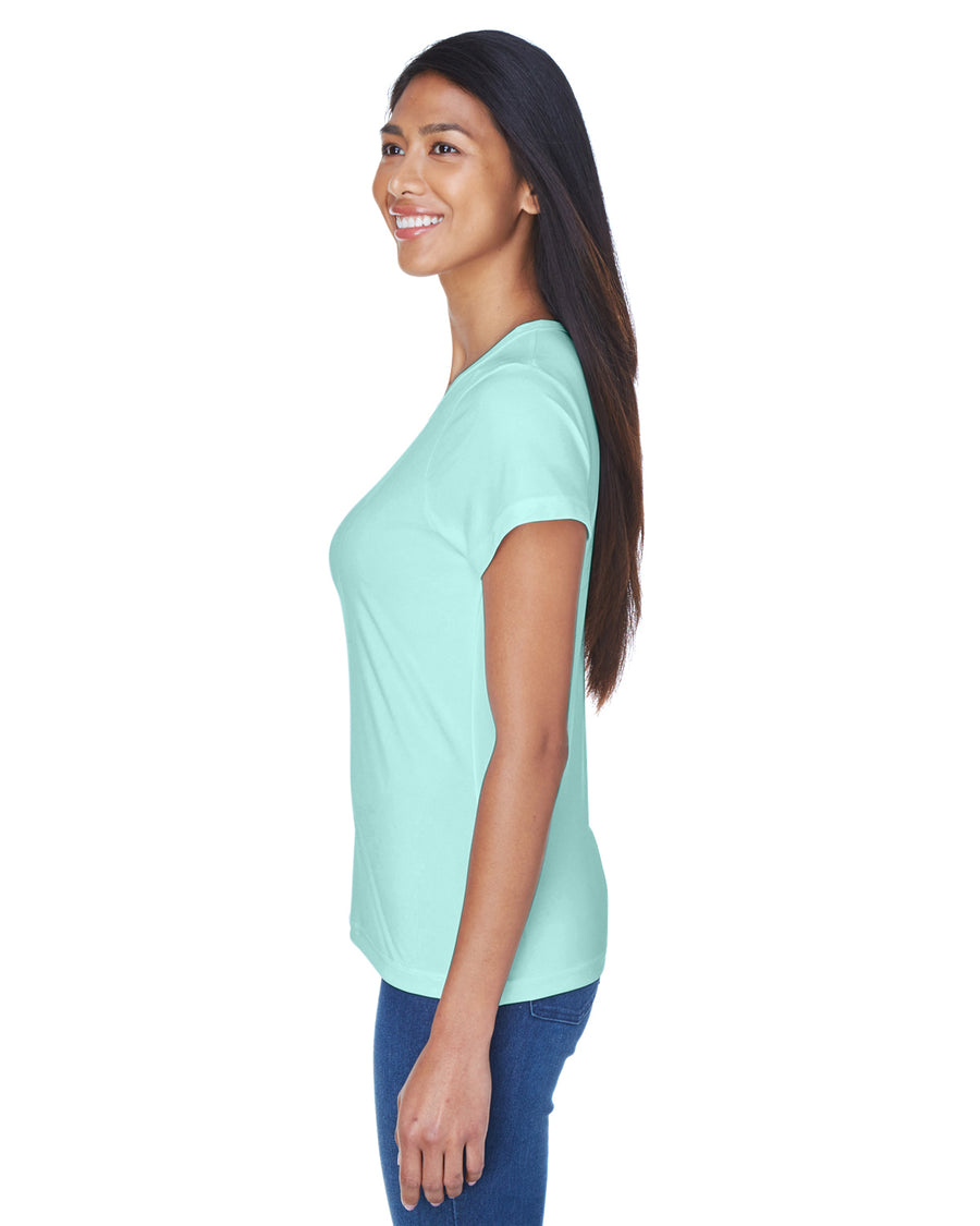 Women's Cool & Dry Sport Performance Interlock T-Shirt - Sea Frost