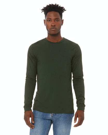 Unisex Jersey Long-Sleeve T-Shirt - Emerald Triblend