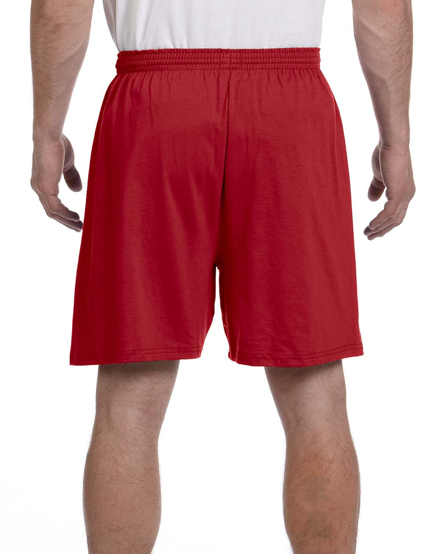 Unisex Cotton Gym Short - Scarlet
