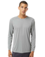 Paragon SM0210 - Unisex Long Sleeve Performance Tee - Medium Gray