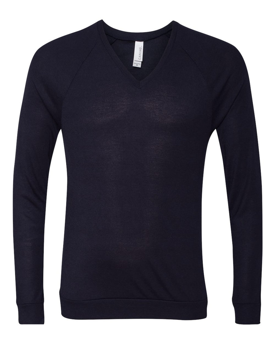 Unisex V-Neck Lightweight Sweater - Midnight