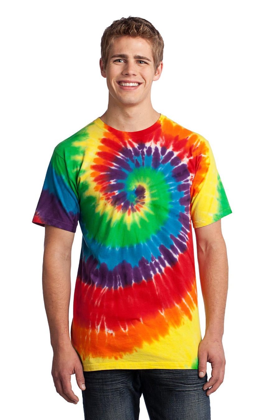Unisex Tie-Dye Tee - Rainbow