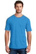 Unisex Perfect Blend Tee - Heather Bright Turquoise