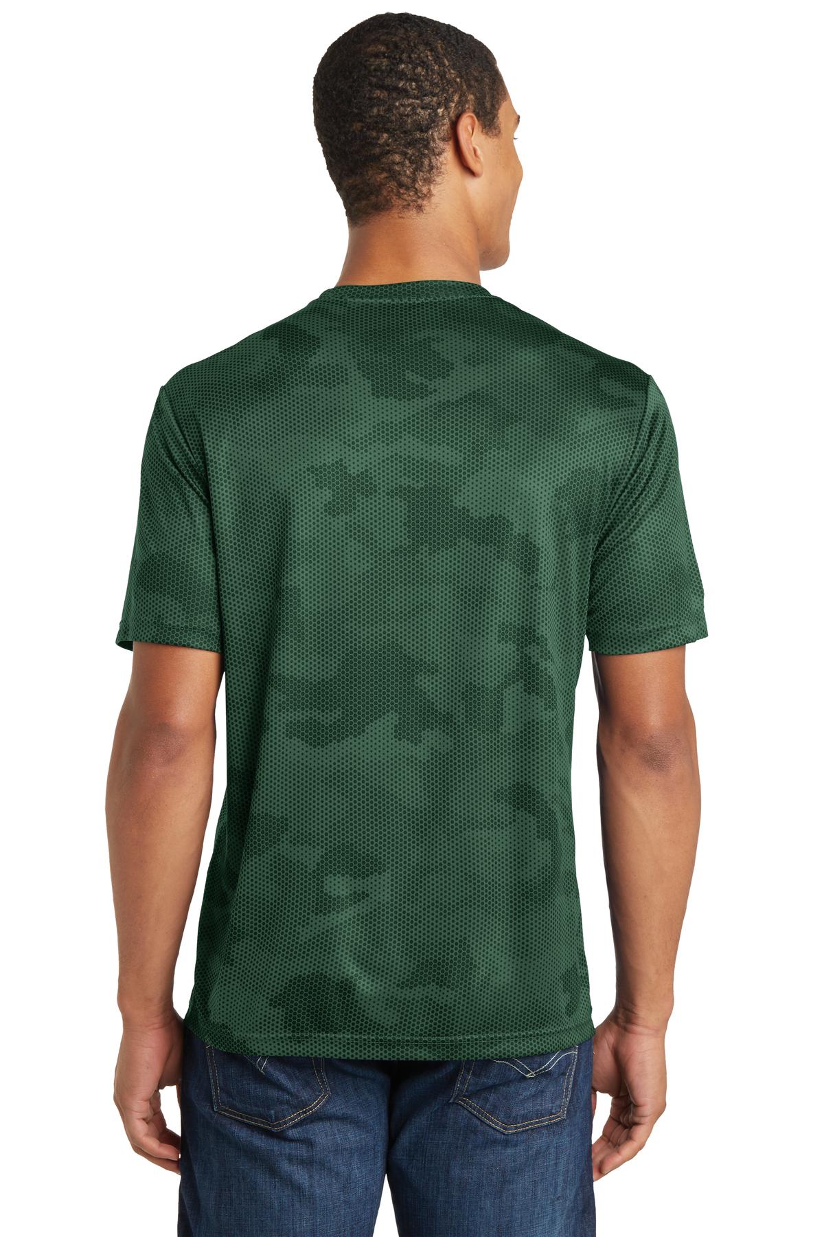 Unisex CamoHex Tee - Forest Green