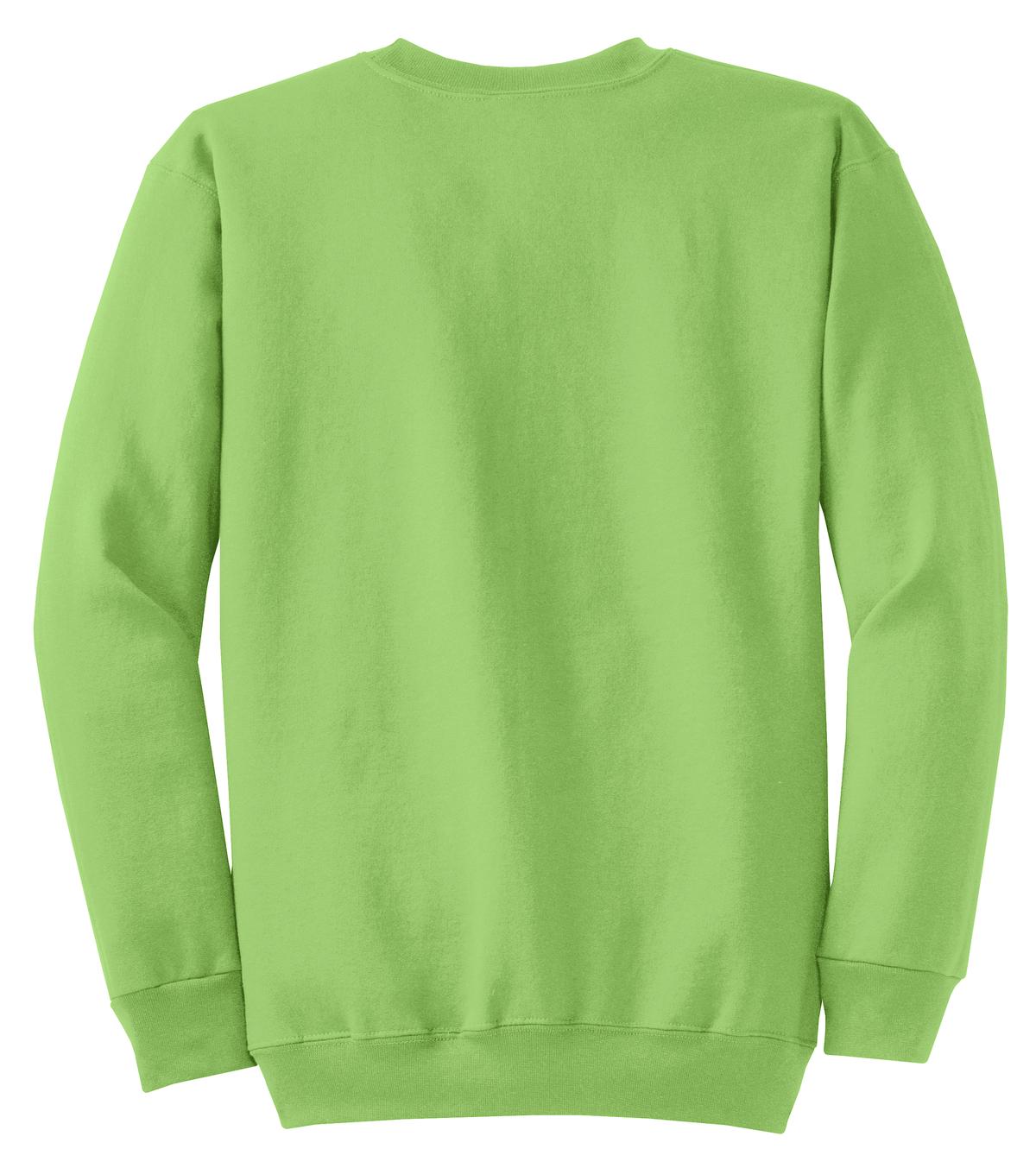 Unisex Core Fleece Crewneck Sweatshirt - Lime