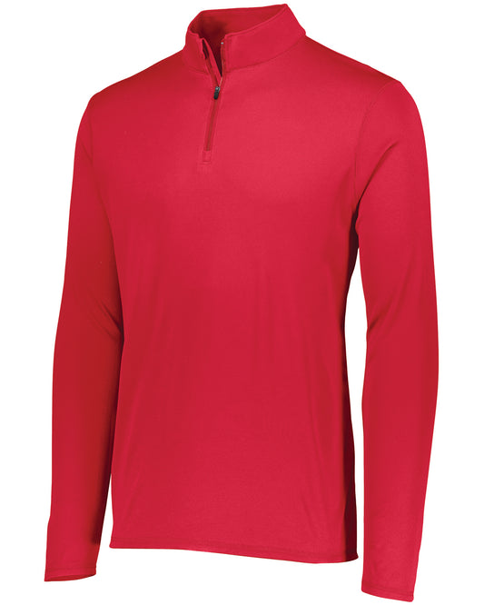 Unisex Attain Quarter-Zip Pullover - Red