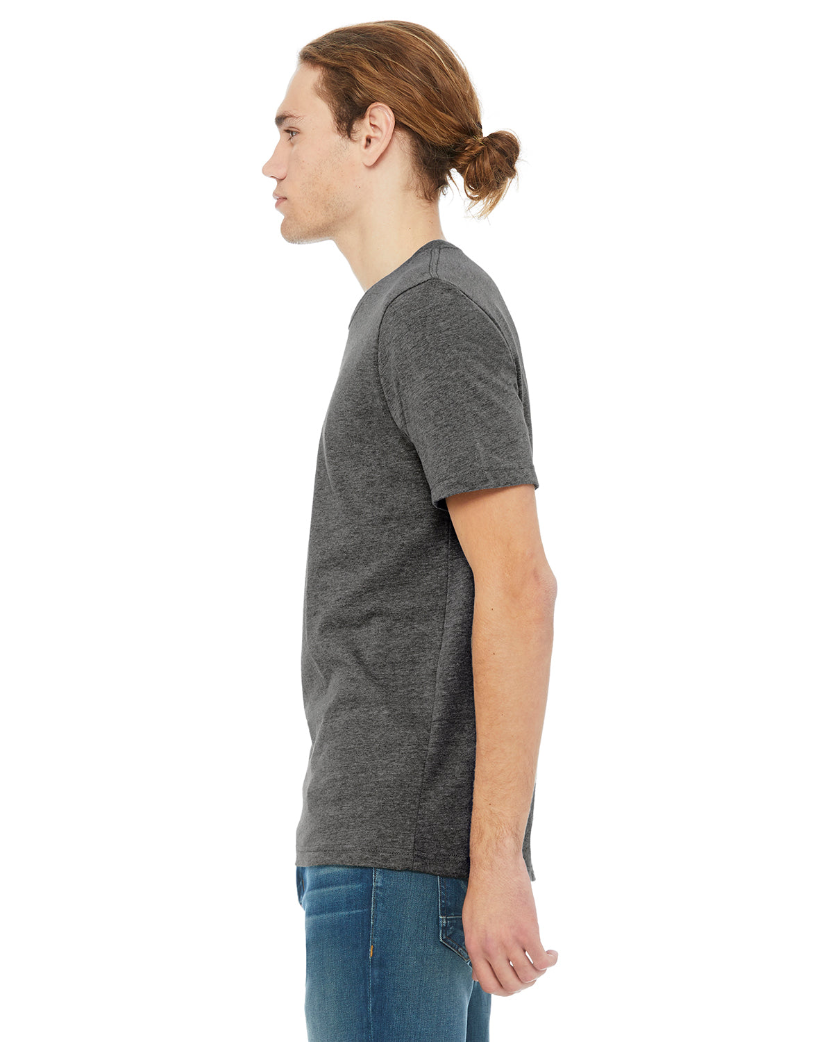 Unisex Heavyweight Crew T-Shirt - Heather Deep