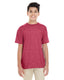 Gildan G645B - Youth Softstyle�� 4.5 oz. T-Shirt - Heather Cardinal