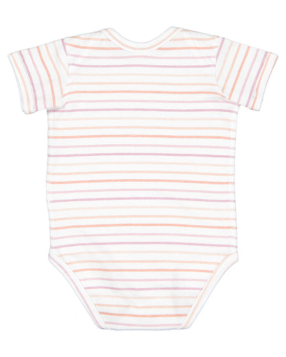 Infant Fine Jersey Bodysuit - LILAC STRIPE